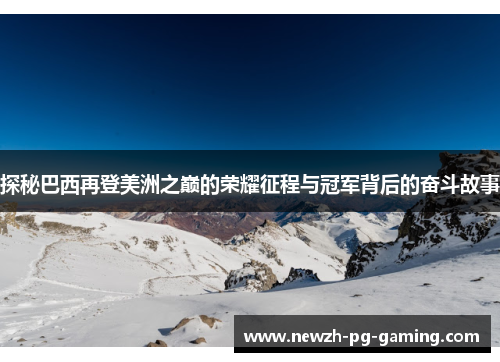 探秘巴西再登美洲之巅的荣耀征程与冠军背后的奋斗故事 探秘巴西再登美洲之巅的荣耀征程与冠军背后的奋斗故事